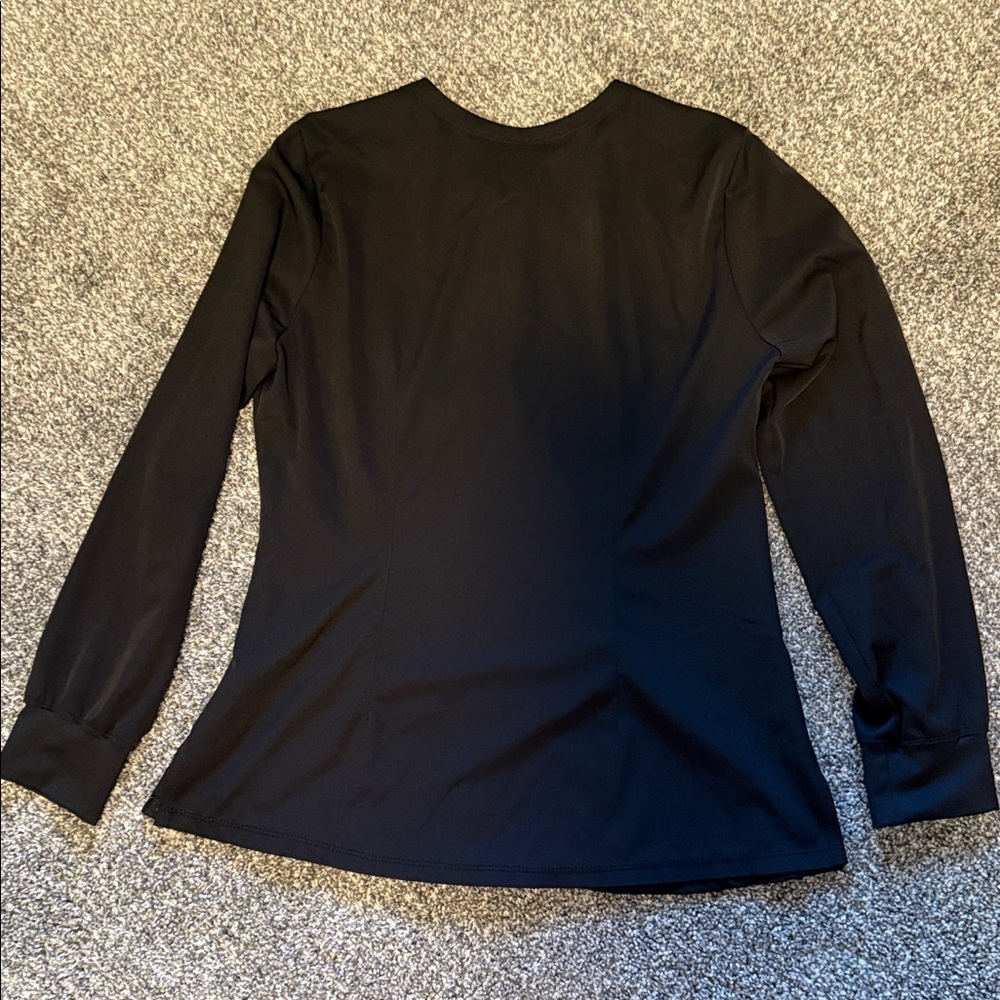 Women's Black scrub jacket - Picture 3 of 3